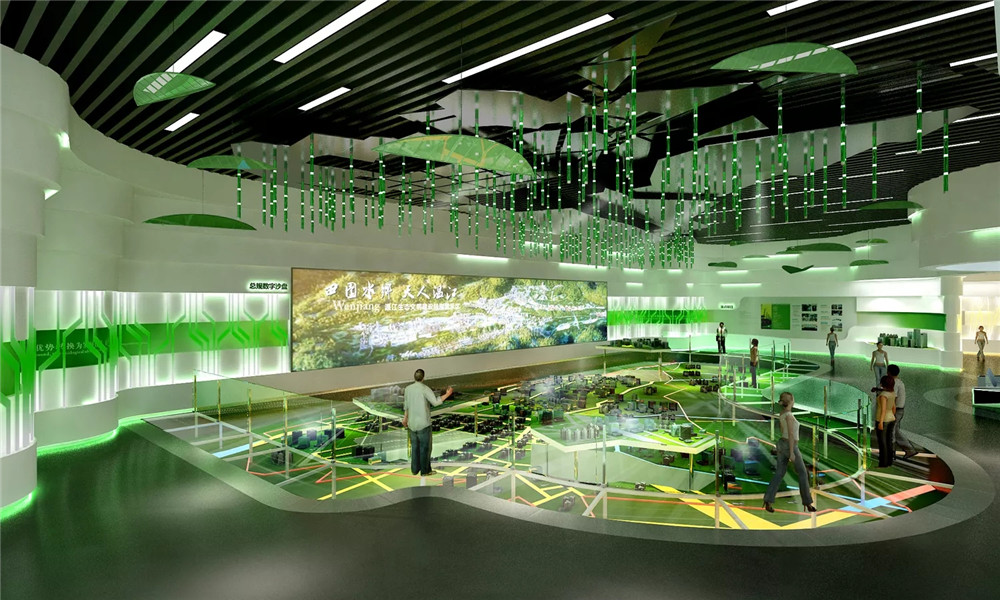 郑州绿色生态主题展厅装修设计公司