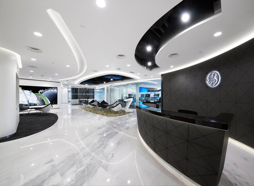 郑州铂翘科技公司办公室装修设计案例