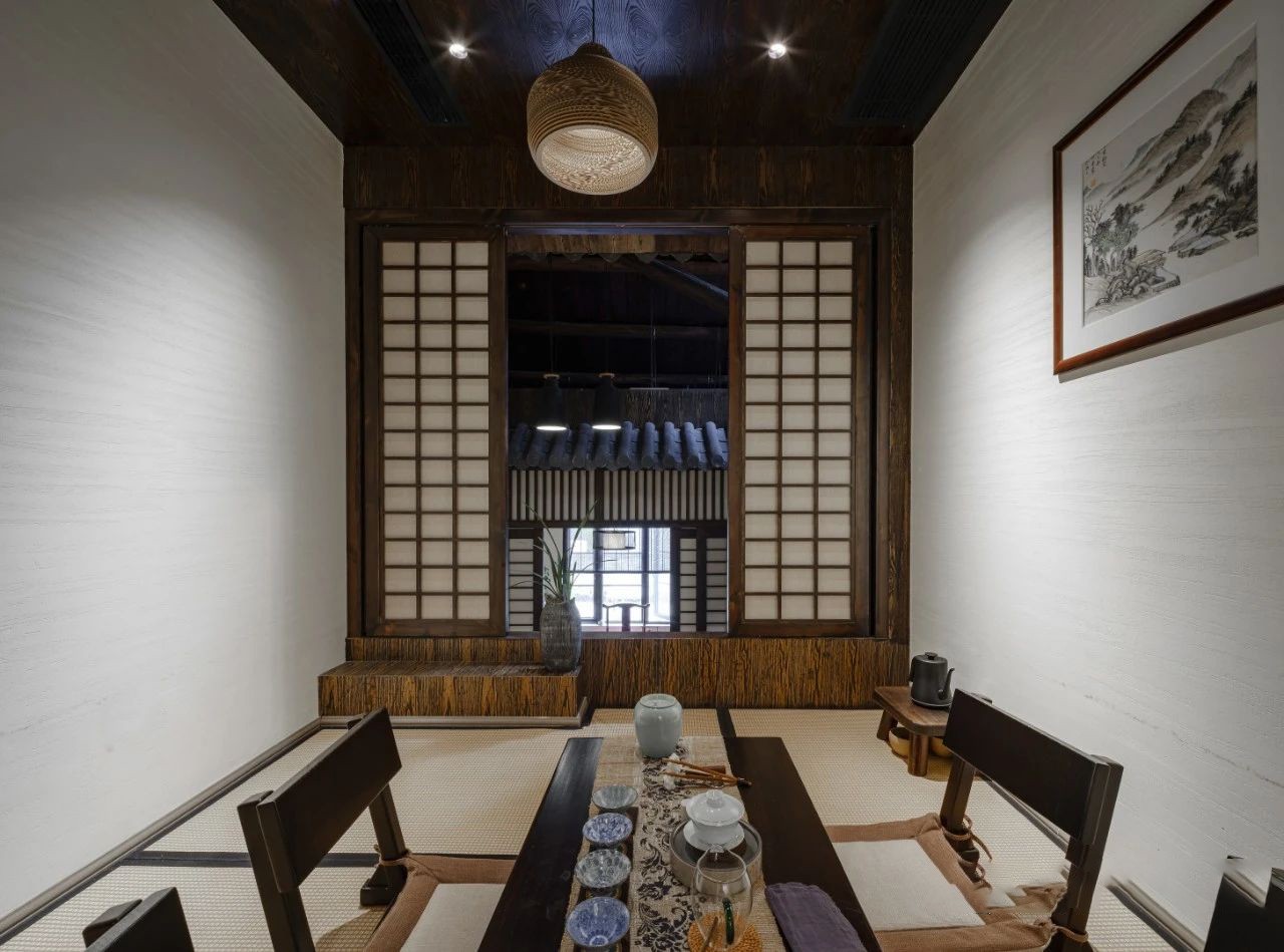 郑州茶楼设计公司-江南韵中式茶室装修设计图