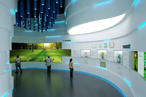 绿色生态主题展厅装修设计